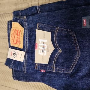 NWT Levi's 501 Button Fly Jeans 33 x 32